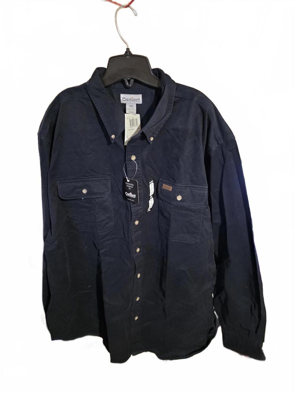Carhartt Men's Long Sleeve Casual Shirt Size 3XL
